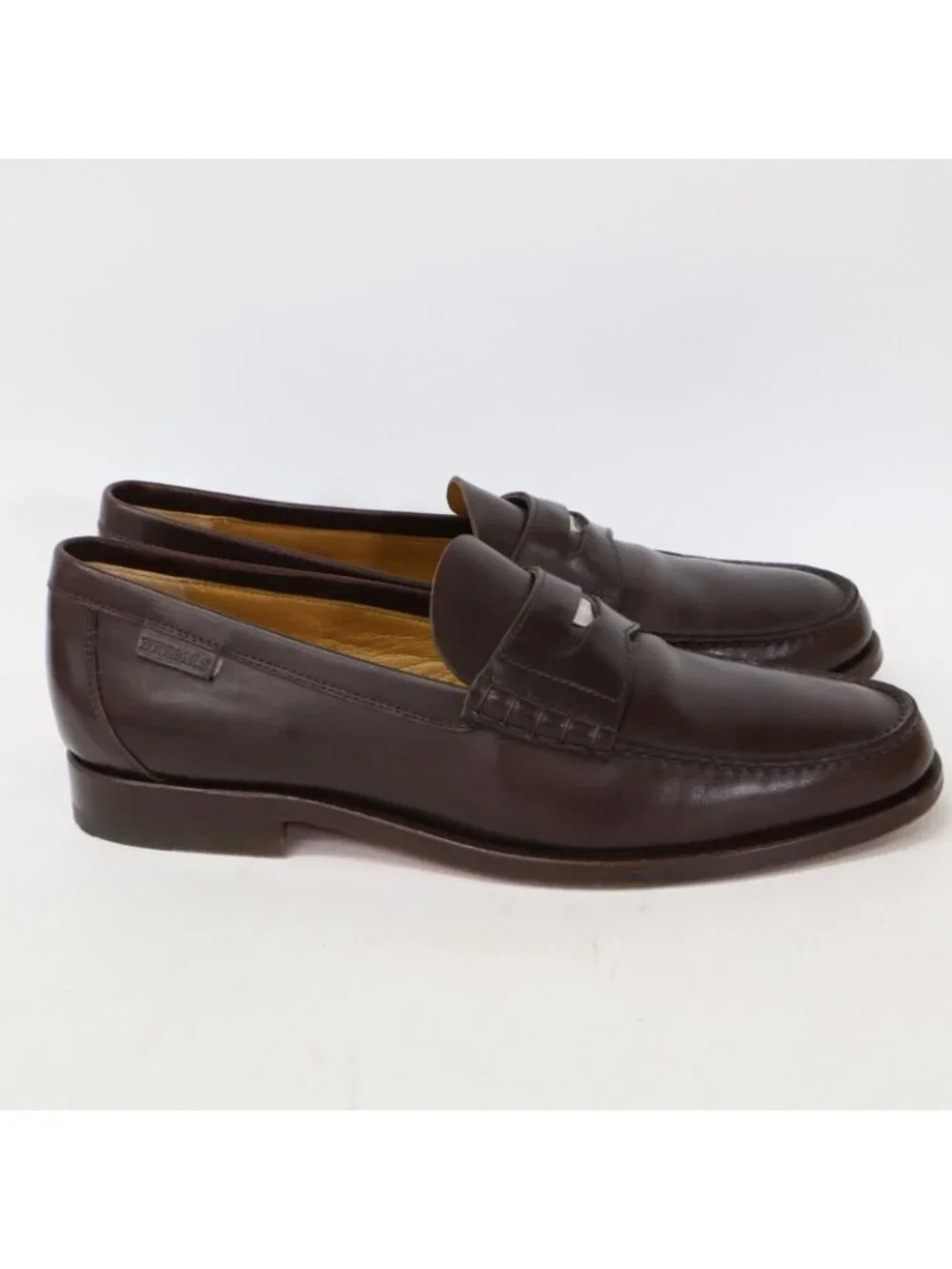 Hermes Series Coin Leather Loafers